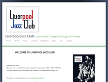 Tablet Screenshot of liverpooljazzclub.com